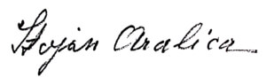 stojan aralica slikar potpis